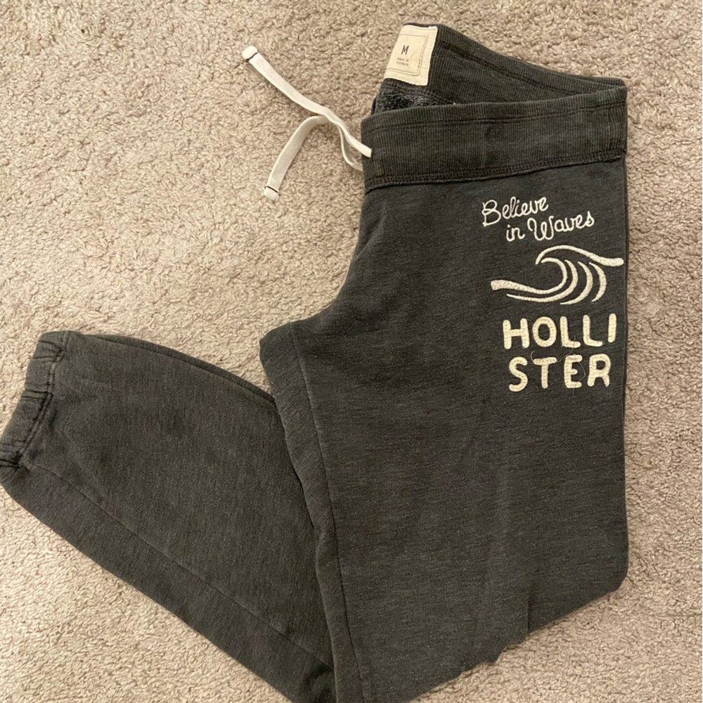 Hollister Charcoal Jogger Pants